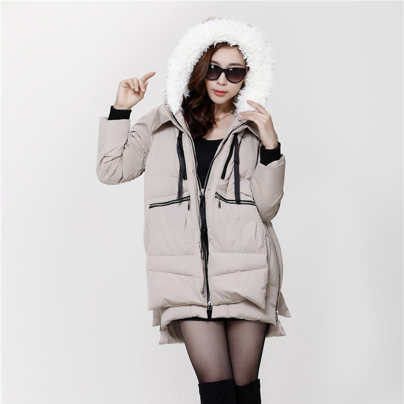 Women's Plus Size M-5XL Winter Parka Coat - Thick Wadded Loose Fit Jacket LONDYN UPBRINGING
