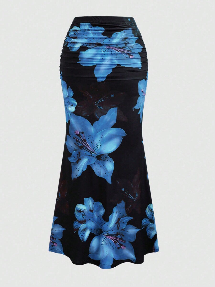 Flowy A-Line Maxi Skirt for Women: Perfect Long Leisure & Vacation Clothing LONDYN UPBRINGING