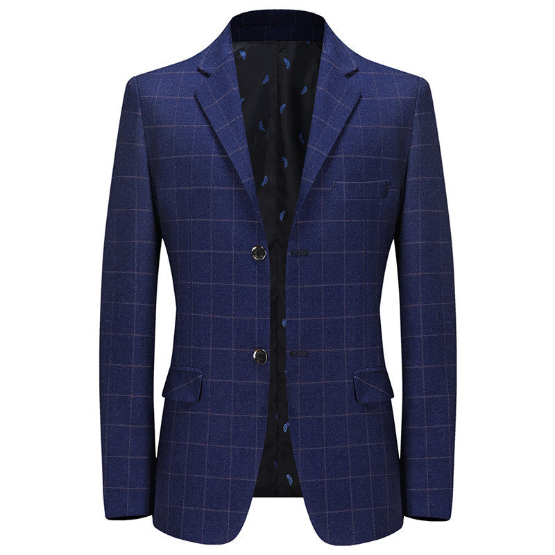 Men’s Plaid Leisure Suit – Stylish Coat & Pants Set for Modern Fashion and Comfort LONDYN UPBRINGING