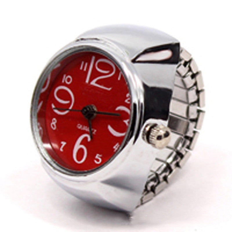Personalized Ring Watch – Korean Fashion Alloy Silver Couple Watch for Men & Women LONDYN UPBRINGING