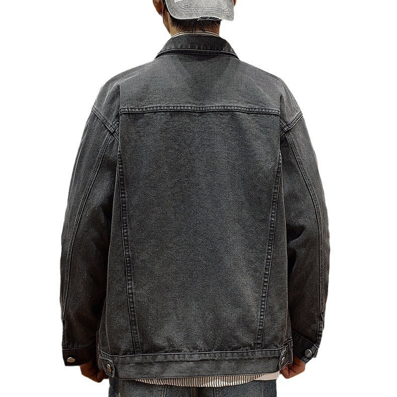 Men’s Denim Jacket – Casual Coat for Everyday Streetwear & Stylish Comfort LONDYN UPBRINGING