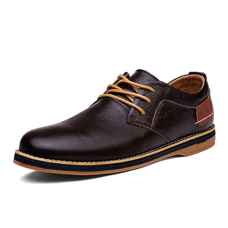 Men’s Large Size Leather British Shoes – Classic Formal Dress Shoes up to Size 48 LONDYN UPBRINGING