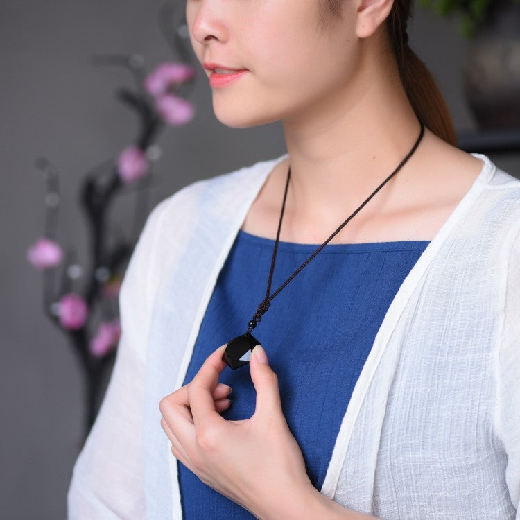 Obsidian Six-Pointed Star Pendant Necklace | Men's & Women's Sweater Chain Jewelry LONDYN UPBRINGING