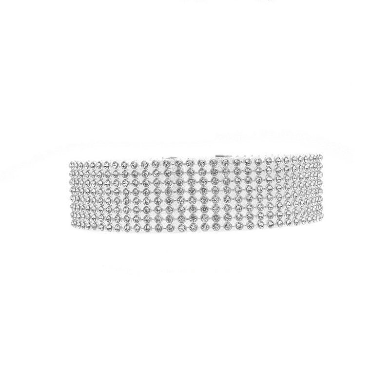 Elegant Rhinestone Choker for Women | Clear Crystal Wedding & Prom Necklace LONDYN UPBRINGING