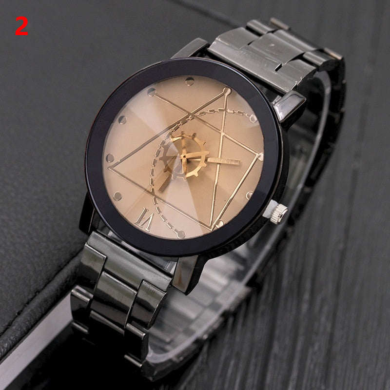 Fashion Gear Compass Watch – Steel Turntable Wristwatch for Men & Women, Perfect Couple Timepiece LONDYN UPBRINGING