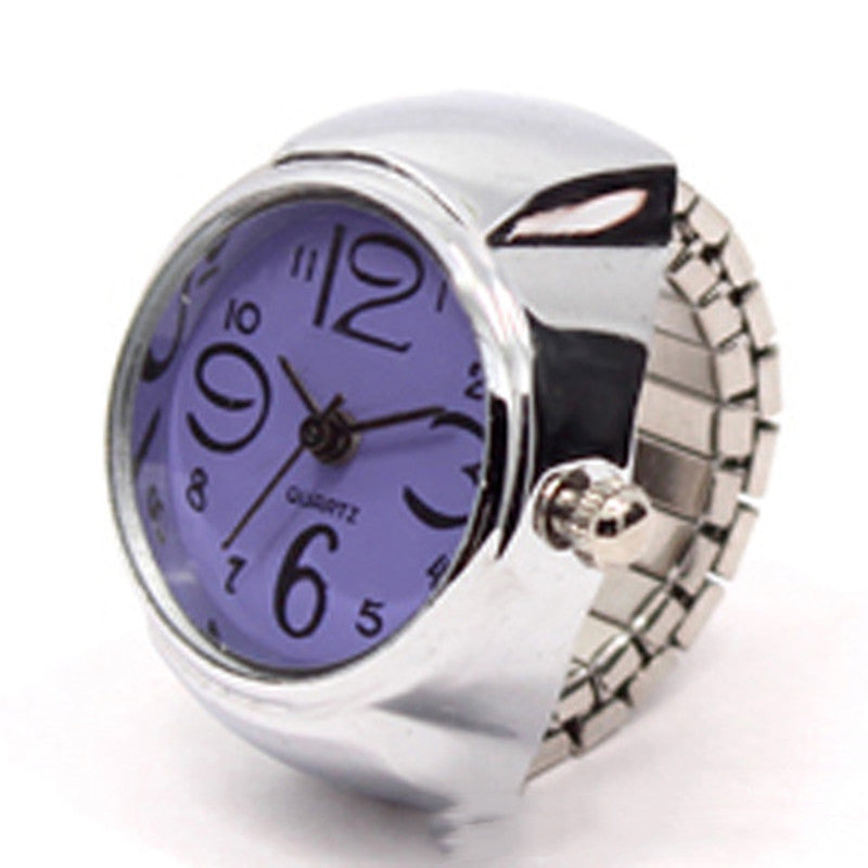 Personalized Ring Watch – Korean Fashion Alloy Silver Couple Watch for Men & Women LONDYN UPBRINGING