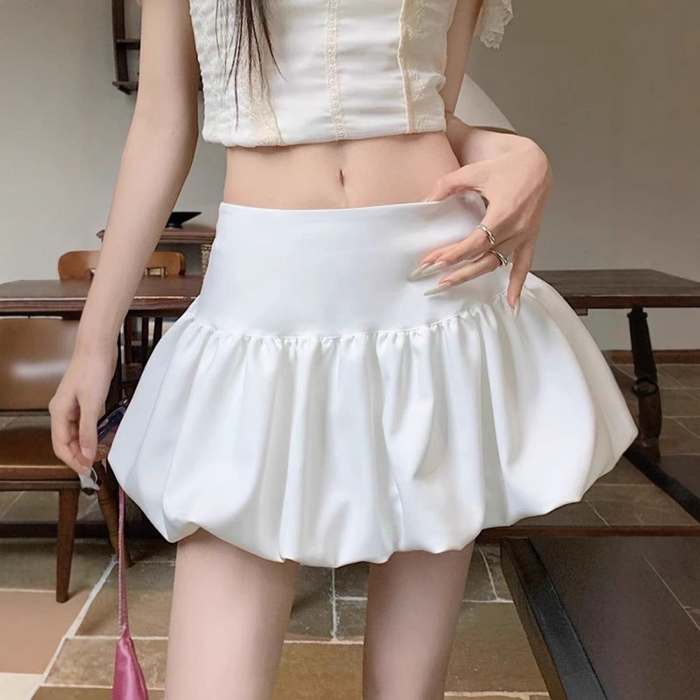Women's White Tulle Tutu Skirt | Sweet Ballet Style High-Waist Mini/Midi LONDYN UPBRINGING