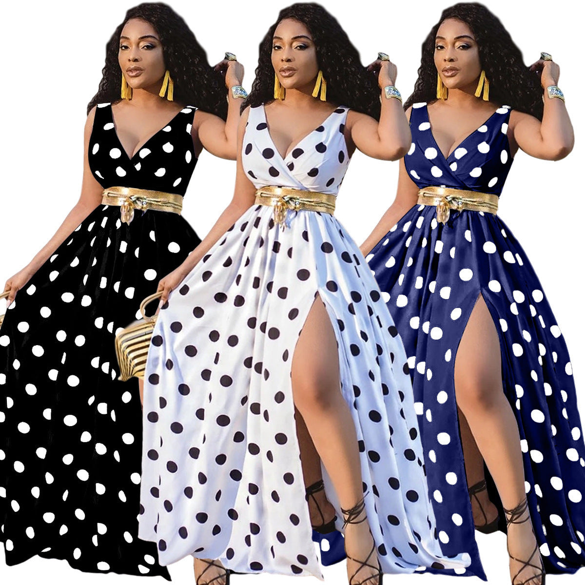 Women's Plus Size Club & Party Dresses: Sexy Belted Style LONDYN UPBRINGING