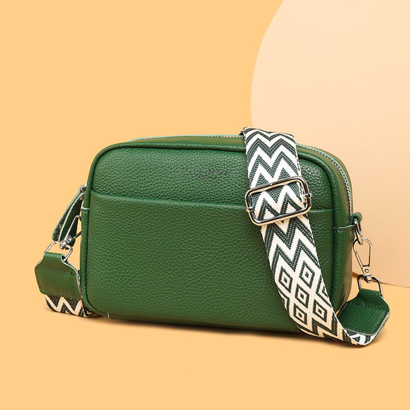 Women’s Fashion Crossbody Shoulder Bag – Cute Small Square Handbag with Rhombus Embroidery & Wide Strap LONDYN UPBRINGING