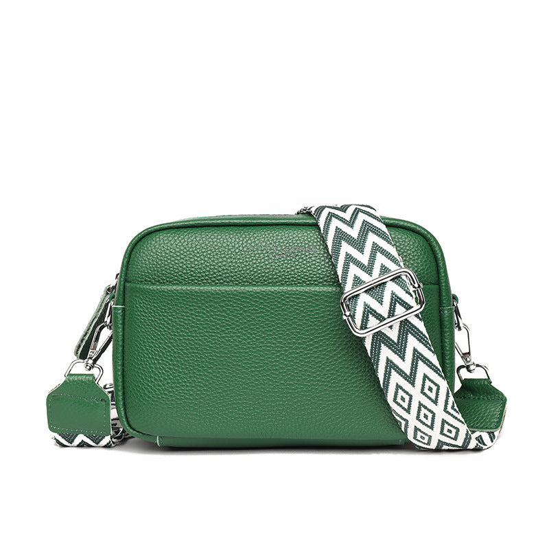 Women’s Fashion Crossbody Shoulder Bag – Cute Small Square Handbag with Rhombus Embroidery & Wide Strap LONDYN UPBRINGING