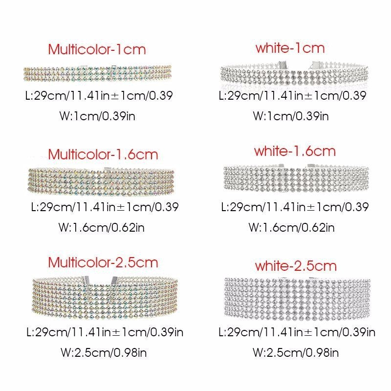 Elegant Rhinestone Choker for Women | Clear Crystal Wedding & Prom Necklace LONDYN UPBRINGING