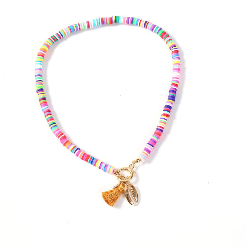 Bohemian Shell & Tassel Necklace for Women | Wild & Sweet Beach Style Fashion Jewelry LONDYN UPBRINGING
