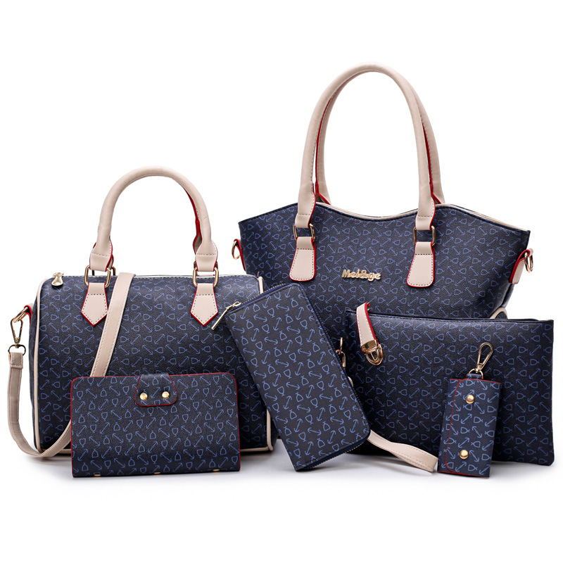 6-in-1 Women’s Shoulder Bag Set – Versatile Handbags, Crossbody, Tote & Clutch Collection LONDYN UPBRINGING