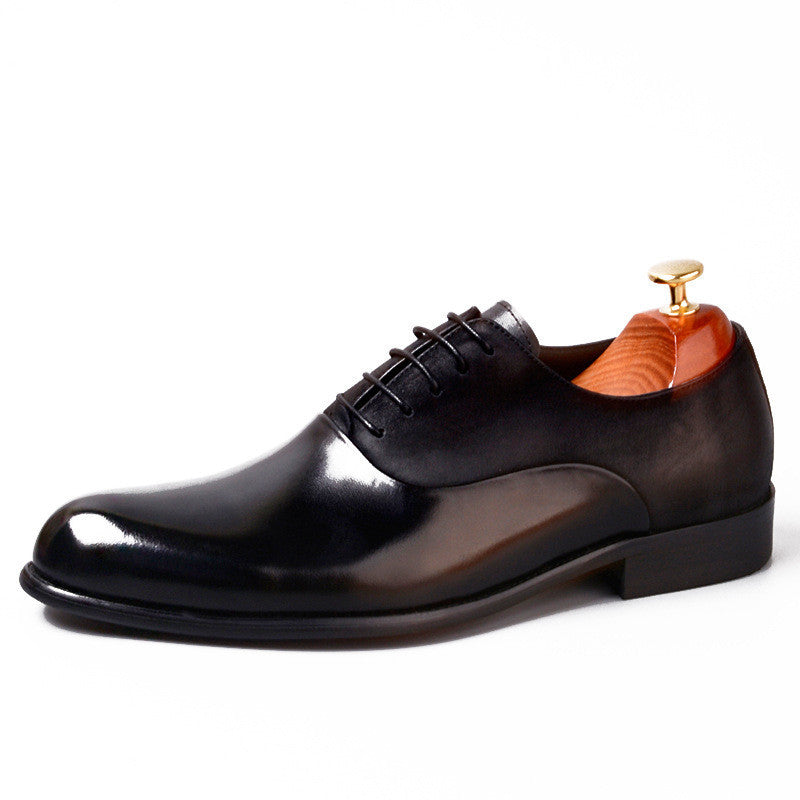 Vintage British Men’s Formal Leather Shoes – Classic Business Dress Shoes for Elegant Style LONDYN UPBRINGING