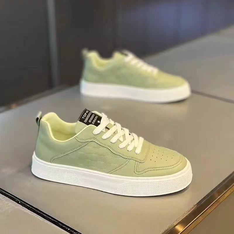 Men's Plaid Casual Sneakers | Breathable Lace-up Flats LONDYN UPBRINGING