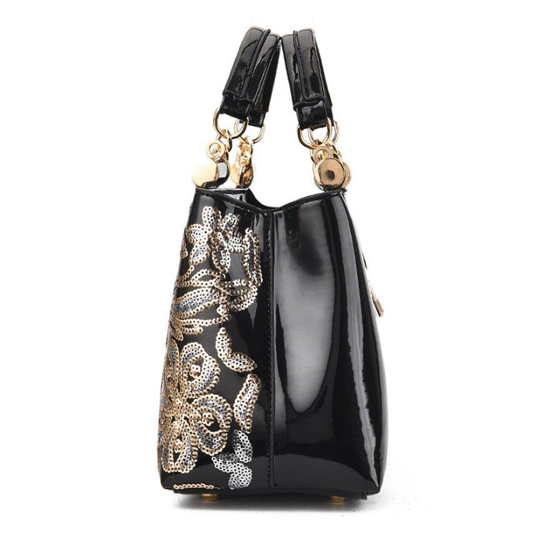 Fashion Sequin Handbag for Women – Sparkly Shoulder Bag for Party, Wedding & Bridal Events LONDYN UPBRINGING