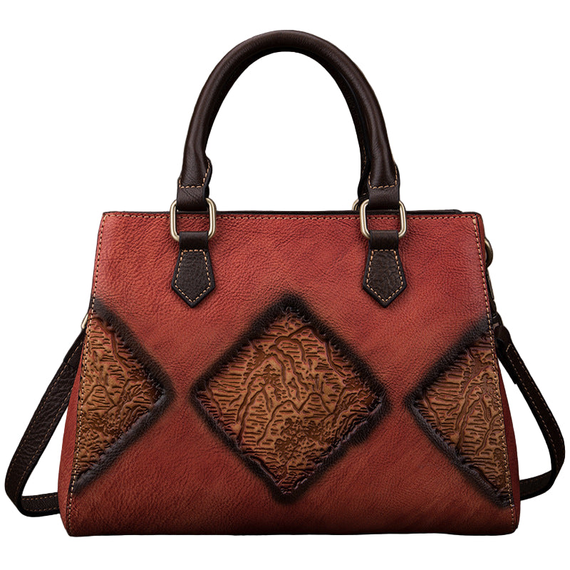 Top-Layer Cowhide Retro Handbag for Women – European & American Fashion Casual Shoulder Bag LONDYN UPBRINGING