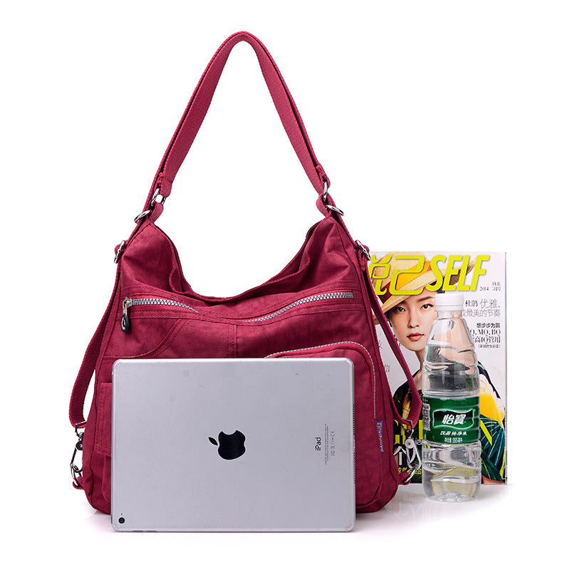 Luxury Waterproof Nylon Handbag for Women – Large Capacity Designer Crossbody & Shoulder Tote Bag LONDYN UPBRINGING