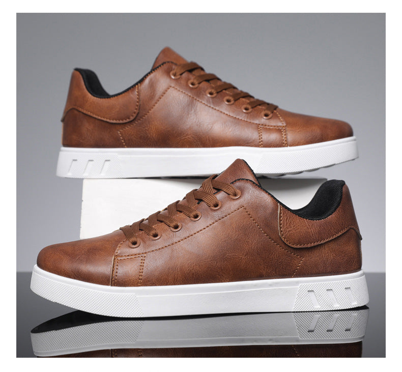 Men’s Lace-Up Flat Shoes – Fashionable Casual Sneakers for Everyday Comfort LONDYN UPBRINGING