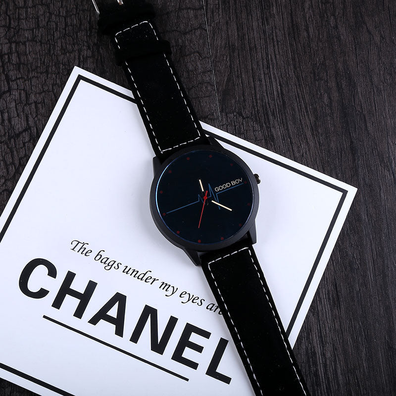 Creative ECG Pattern Watch – Trendy Belt Quartz Watch for Men, Women & Students LONDYN UPBRINGING