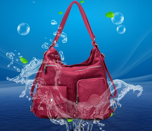 Luxury Waterproof Nylon Handbag for Women – Large Capacity Designer Crossbody & Shoulder Tote Bag LONDYN UPBRINGING
