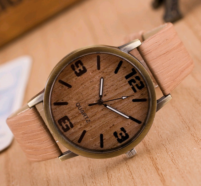 Fashion Wood Grain Watch – Stylish Natural Wooden Wristwatch for Men & Women LONDYN UPBRINGING