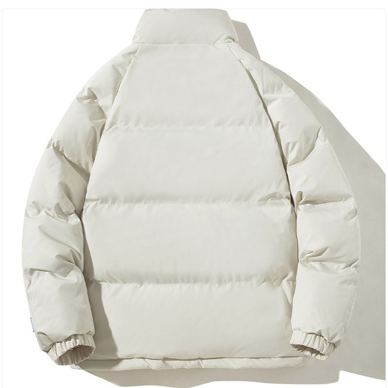 Couples Winter Plush Jacket – Thick Warm Loose Fit Coat with Pockets & Stand-Up Collar for Men & Women LONDYN UPBRINGING
