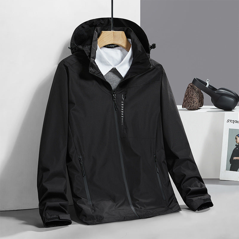 Unisex Lightweight Windbreaker Jacket - Single Layer, Waterproof Hiking & Outdoor Coat for Men & Women LONDYN UPBRINGING