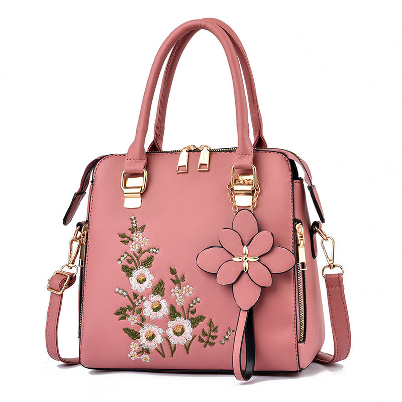 Fashion Floral Embroidered Handbag for Women – Elegant Shoulder & Messenger Bag LONDYN UPBRINGING