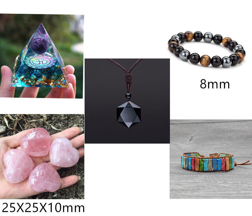 Obsidian Six-Pointed Star Pendant Necklace | Men's & Women's Sweater Chain Jewelry LONDYN UPBRINGING