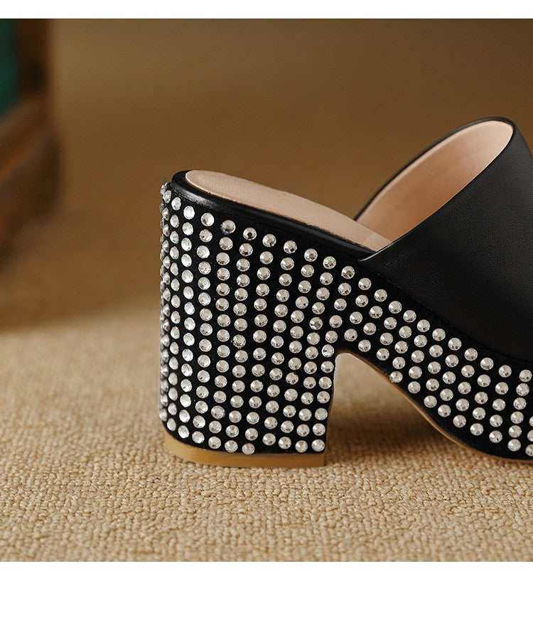Women's Platform Sandals: High Heel Chunky Block Heels LONDYN UPBRINGING