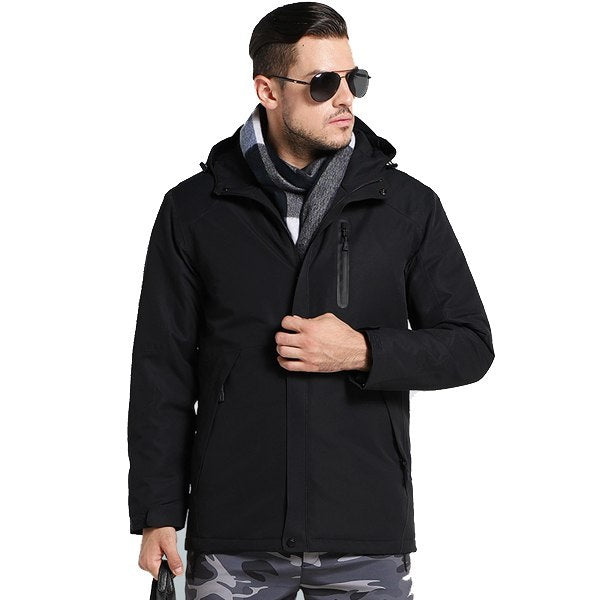 Unisex USB Heating Winter Cotton Jacket - Waterproof Outdoor Windbreaker LONDYN UPBRINGING