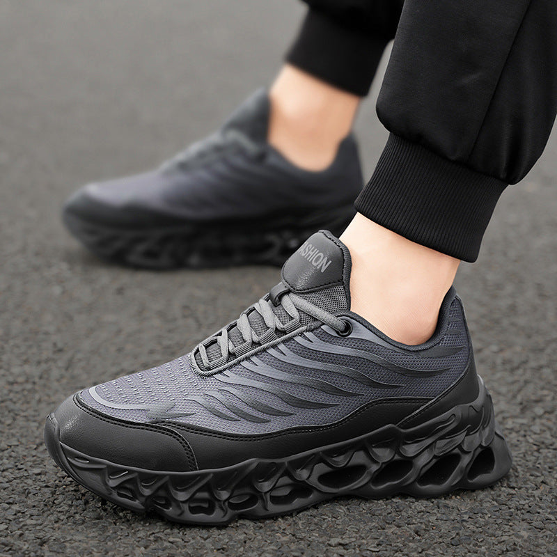 Men's Lace-up Chunky Sneakers | Thick-Sole Vulcanized Casual Shoe LONDYN UPBRINGING