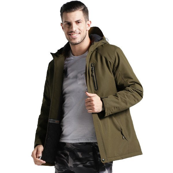Unisex USB Heating Winter Cotton Jacket - Waterproof Outdoor Windbreaker LONDYN UPBRINGING