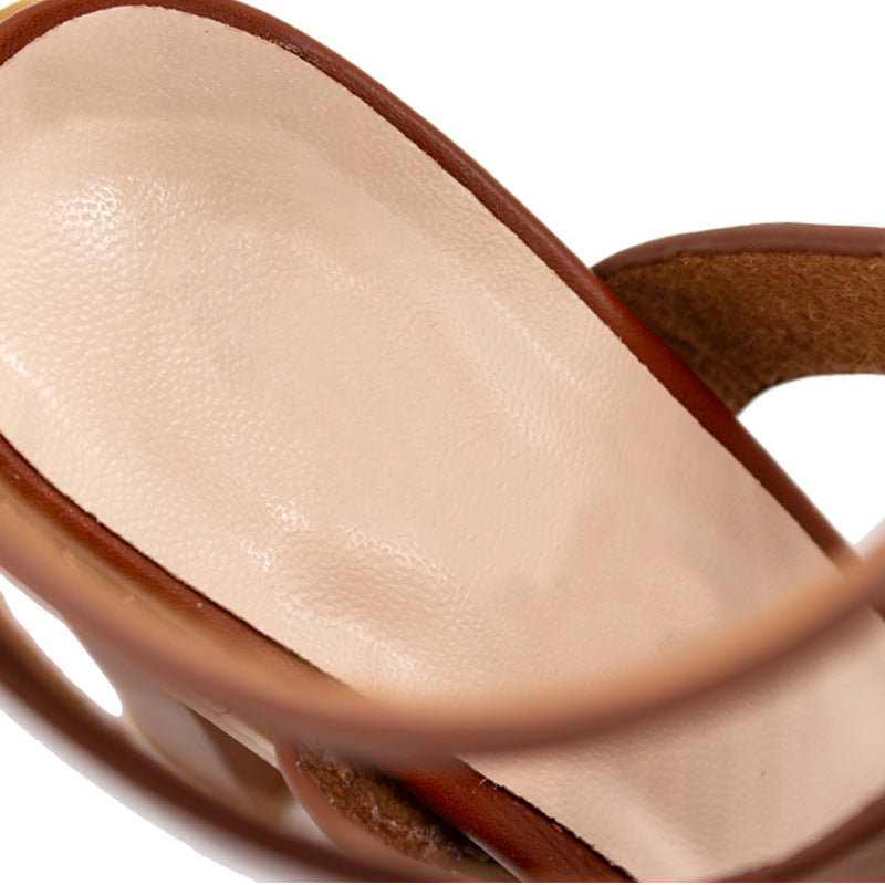 Plus-Size Chunky Heel Sandals | Women's Casual & Wide-Fit Sandals LONDYN UPBRINGING