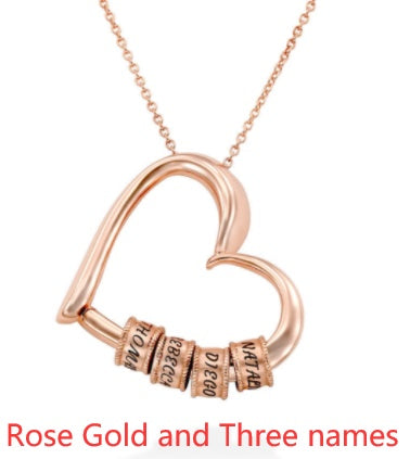 Personalized Heart Name Necklace | Custom Gold/Silver Jewelry Gift for Mom LONDYN UPBRINGING