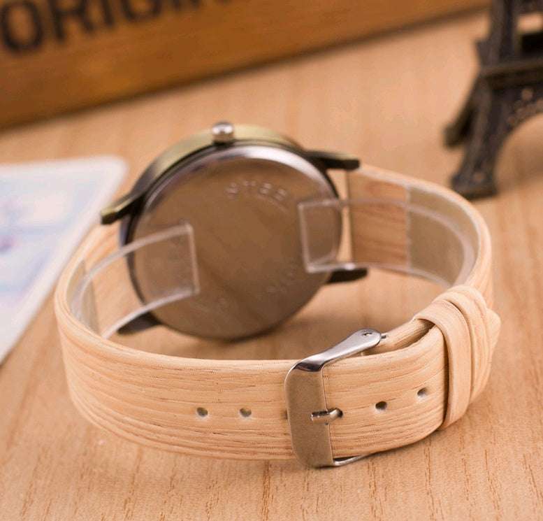 Fashion Wood Grain Watch – Stylish Natural Wooden Wristwatch for Men & Women LONDYN UPBRINGING