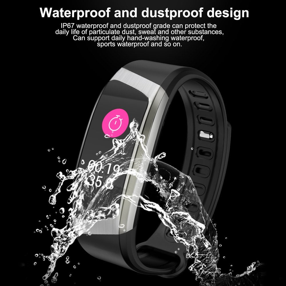 Smart Sports Watch – Touch Screen Waterproof Smartband with Blood Pressure Monitor for Men & Women, Compatible with Xiaomi LONDYN UPBRINGING