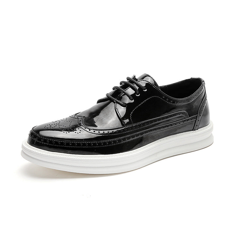 Men’s Business Casual Shoes – Korean Style British Dress Shoes for Trendy Professionals | Modern Office & Streetwear Fashion LONDYN UPBRINGING