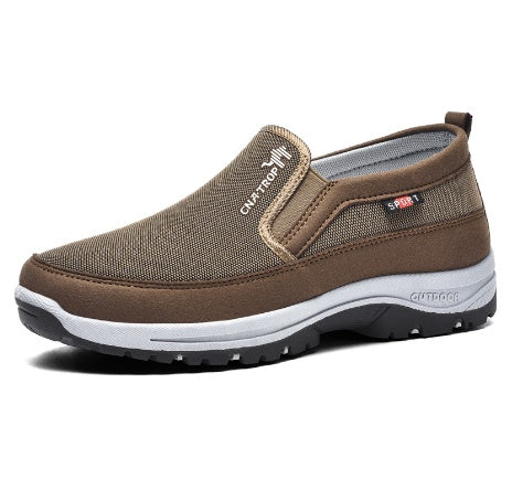 Men’s Canvas Shoes – Soft-Bottom Casual Slip-On Sneakers for Breathable Comfort LONDYN UPBRINGING