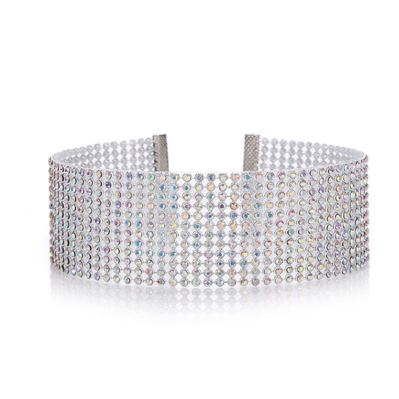 Elegant Rhinestone Choker for Women | Clear Crystal Wedding & Prom Necklace LONDYN UPBRINGING