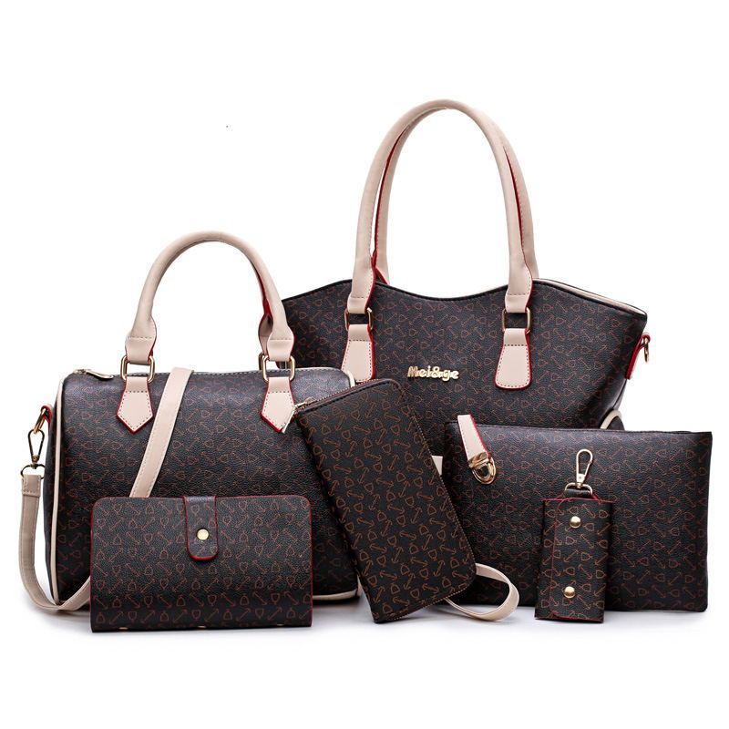 6-in-1 Women’s Shoulder Bag Set – Versatile Handbags, Crossbody, Tote & Clutch Collection LONDYN UPBRINGING