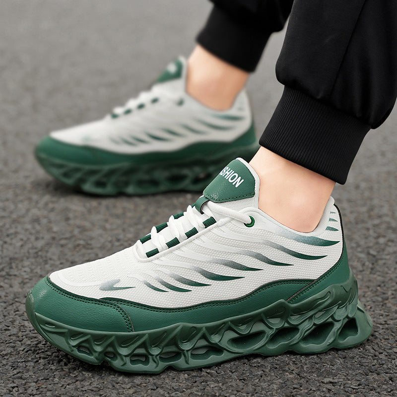 Men's Lace-up Chunky Sneakers | Thick-Sole Vulcanized Casual Shoe LONDYN UPBRINGING