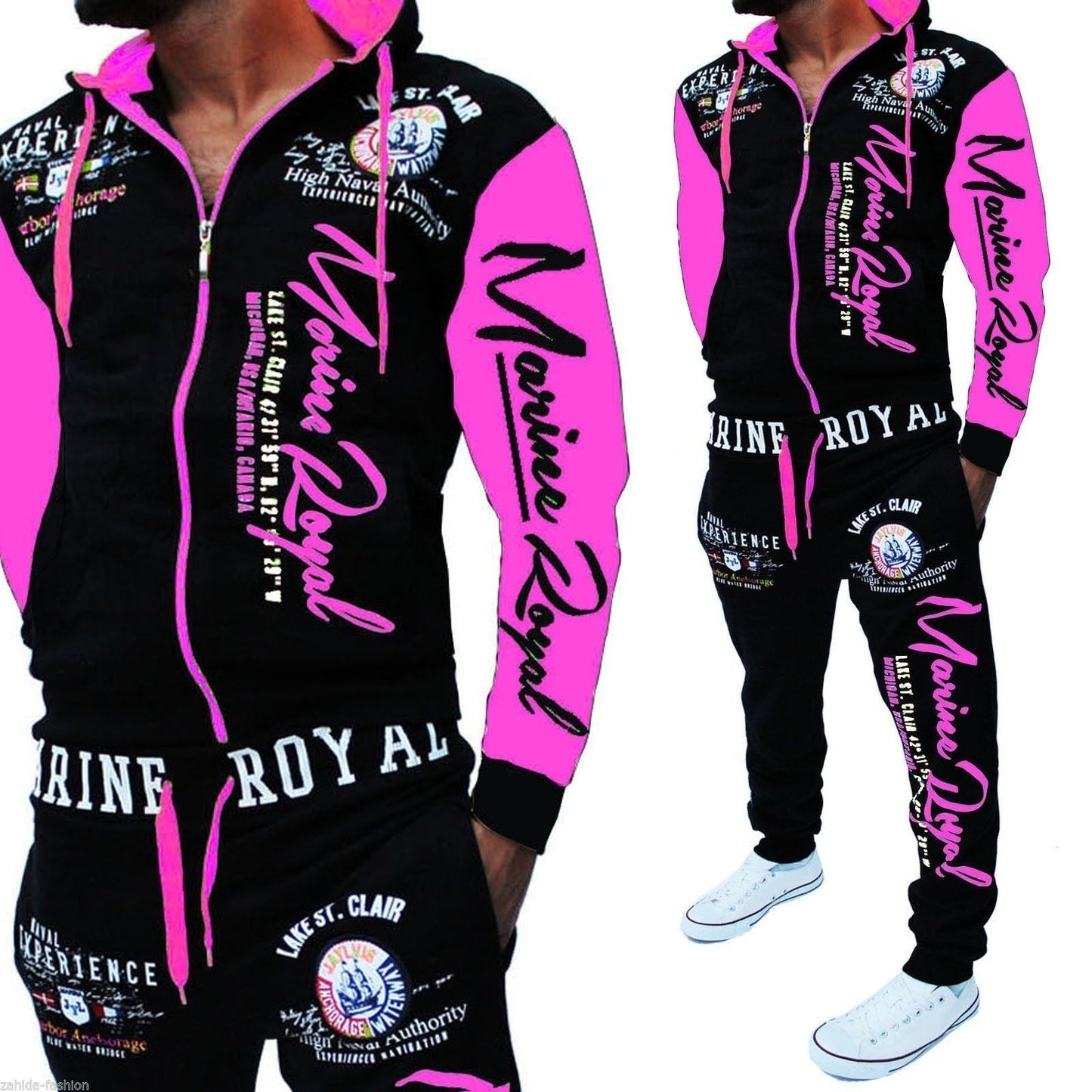Men’s Tracksuit Set – 2-Piece Sweat Suit with Tops & Pants for Casual Comfort LONDYN UPBRINGING