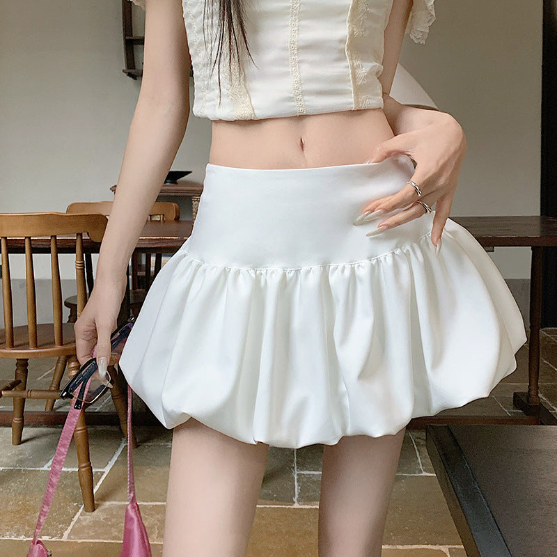 Women's White Tulle Tutu Skirt | Sweet Ballet Style High-Waist Mini/Midi LONDYN UPBRINGING
