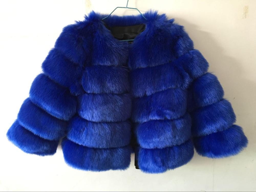 Women's Elegant Faux Mink Fur Coat S-3XL - Thick Warm Winter Outerwear LONDYN UPBRINGING