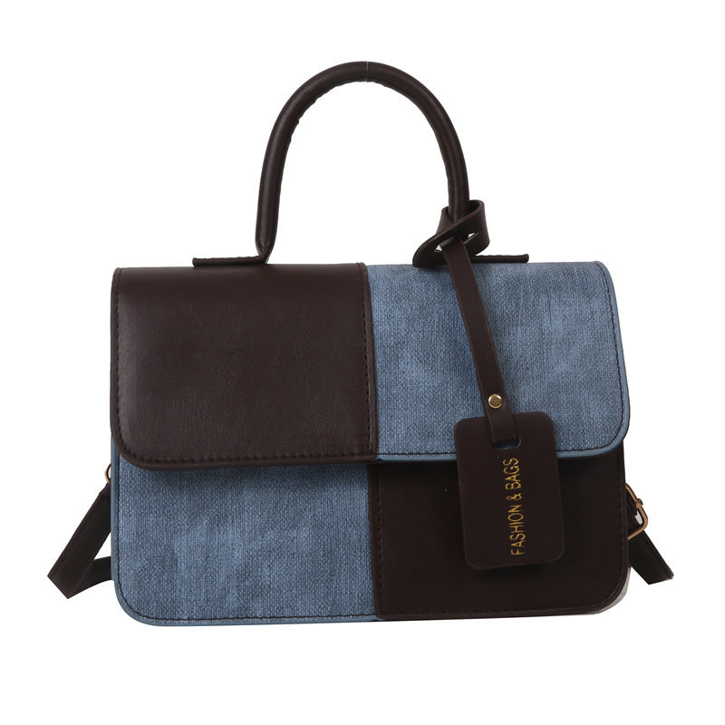 Popular Fashion Stitching Texture Shoulder Messenger Bag – Portable Handbag for Women LONDYN UPBRINGING