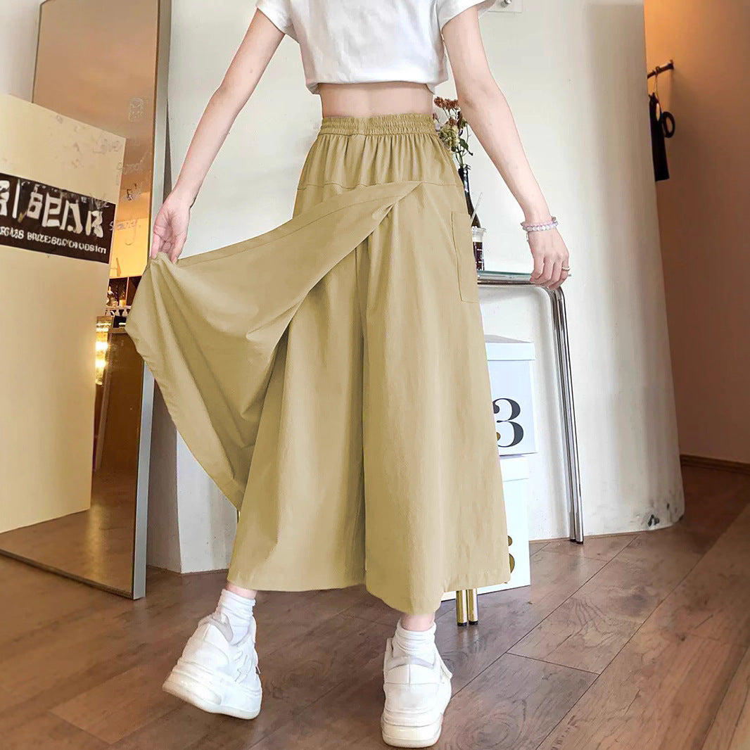 Women's Casual Wide Leg Culottes Skirt - All-Match, Comfortable, Slimming Fit LONDYN UPBRINGING