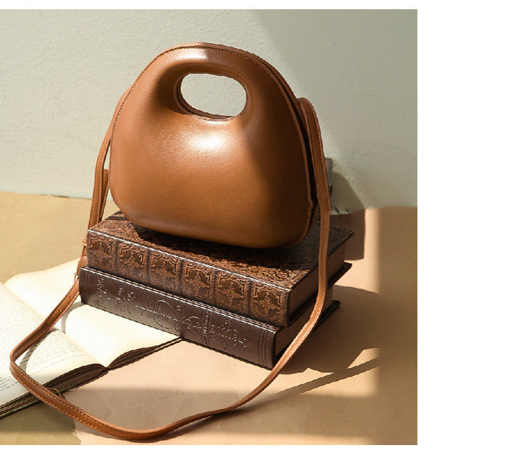Fashion Shell-Shaped Round Flap Handbag for Women – Stylish Messenger & Shoulder Bag LONDYN UPBRINGING