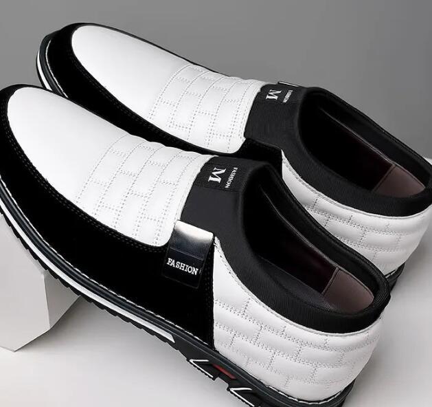 Men’s Large Size Leather Shoes – New Casual Leather Sneakers for Comfort & Everyday Style LONDYN UPBRINGING